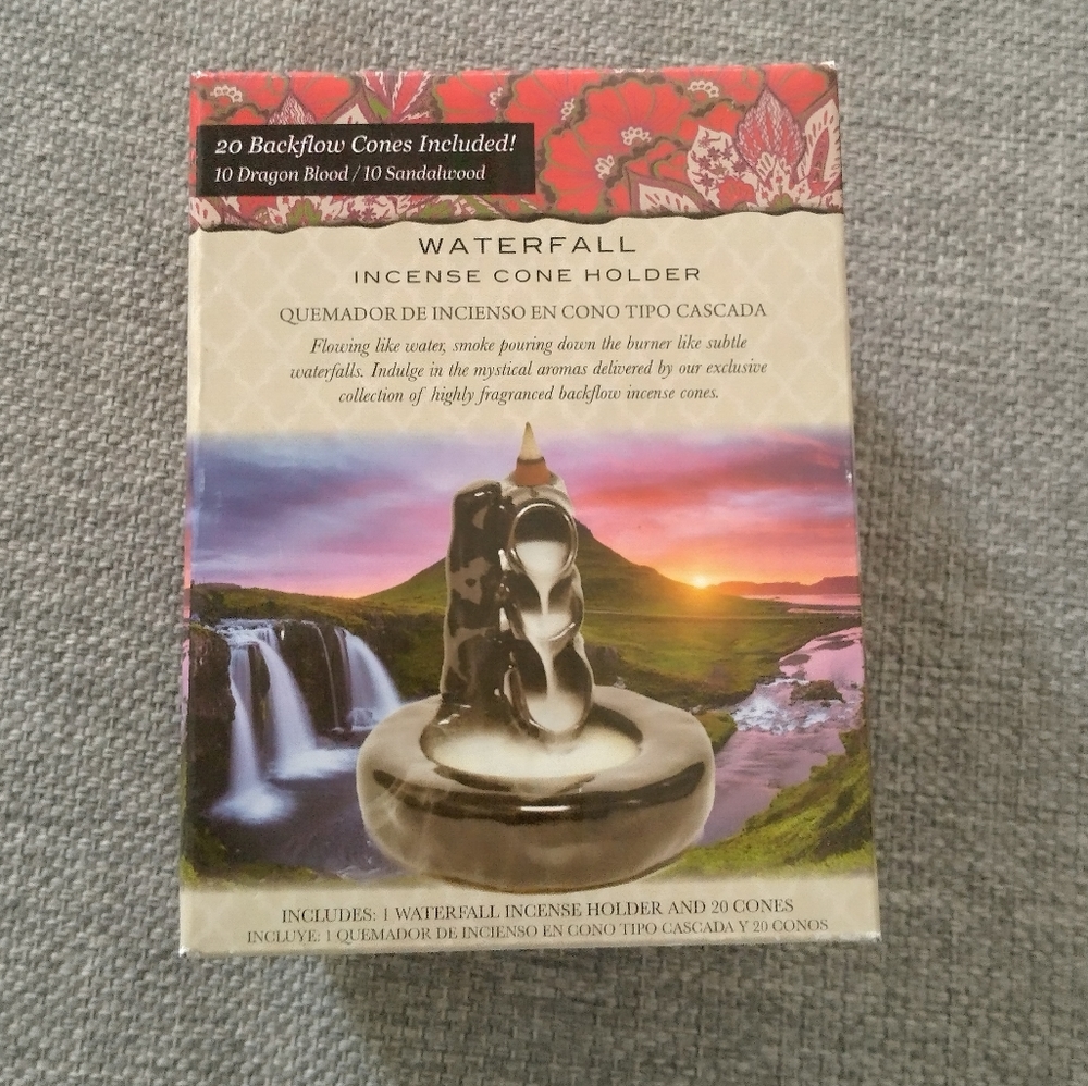 Waterfall incense cone